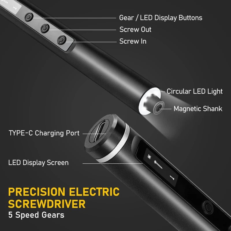 Destornillador Eléctrico de Precisión