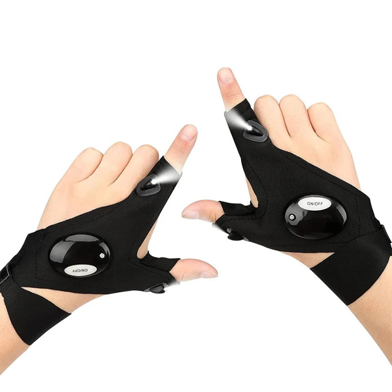 Guantes LED Sin Dedos