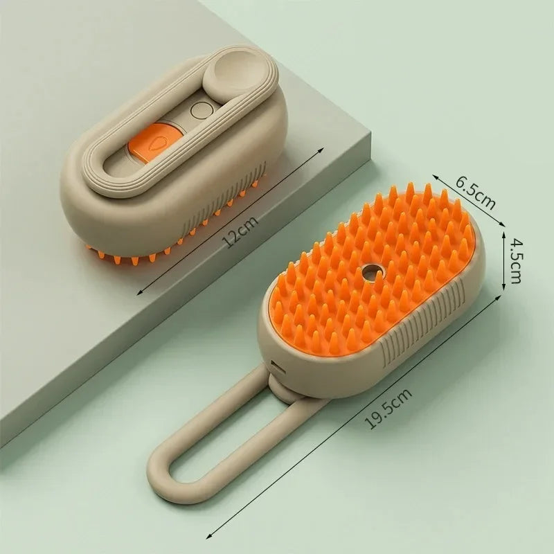 Cepillo a Vapor para Mascotas – 3 en 1